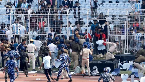 Chaos Erupts at Messi Event in Kolkata as Fans Disillusioned and Angry