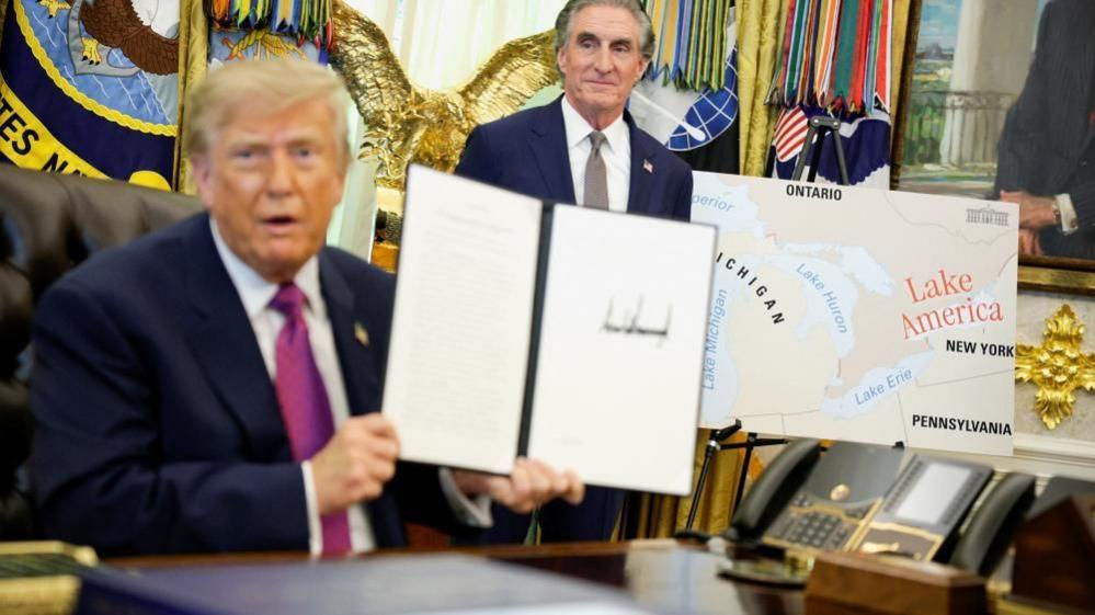 Trump Declares Lake Ontario a ‘Lake America’ in Bid to Crush Canada Trade Rift