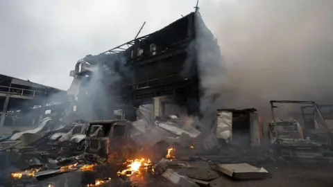 Four Children Injured in Overnight Russian Air Strikes on Kyiv