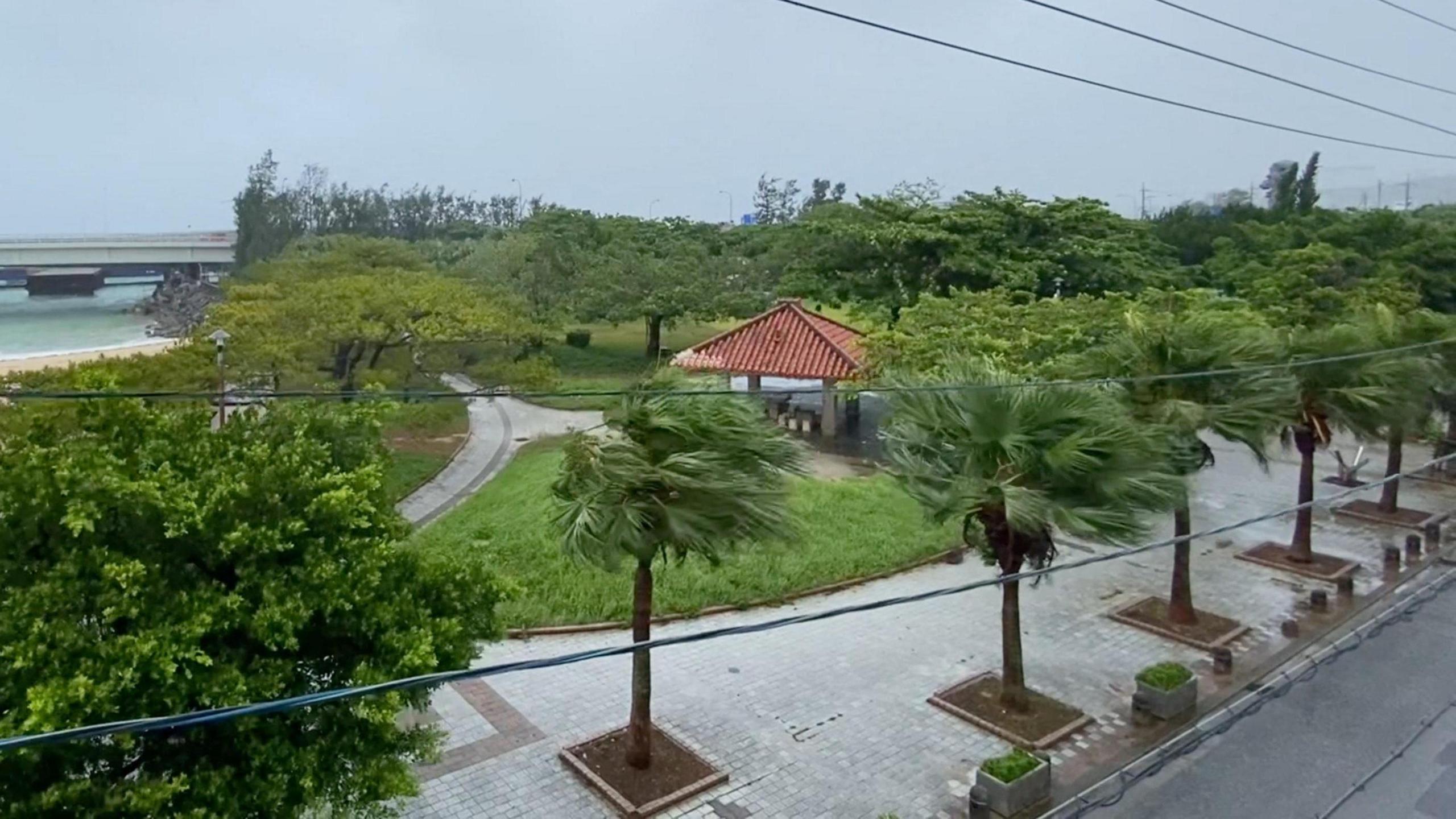 Typhoon Dolphin batters Okinawa before heading toward China