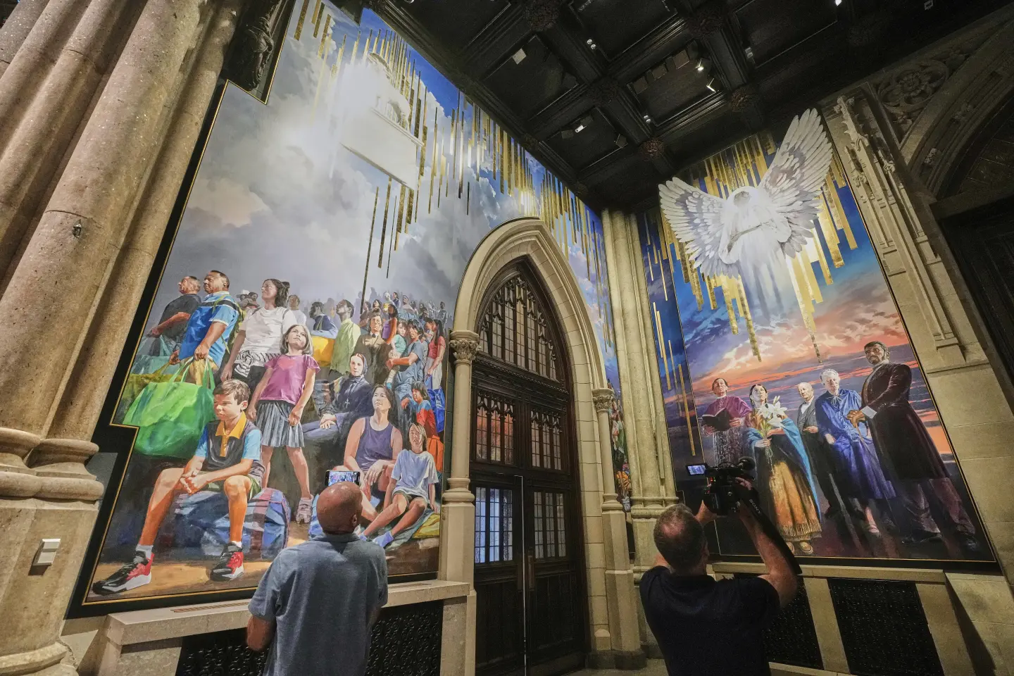 New Mural at St. Patrick's Cathedral Celebrates Immigrants