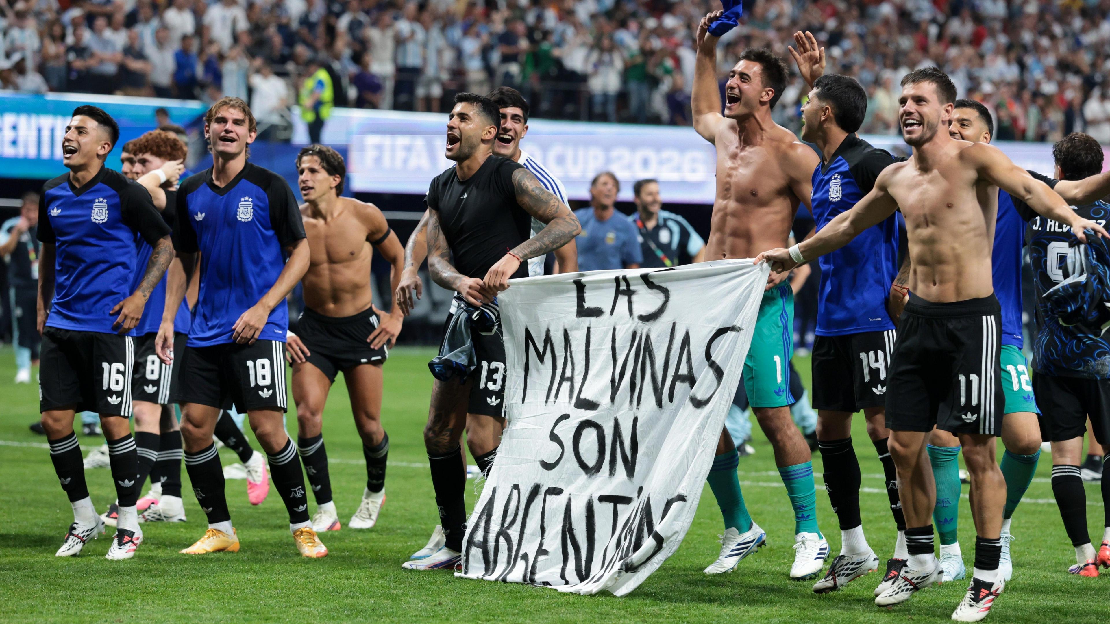 Argentina Faces FIFA Fine After Falklands Banner Display