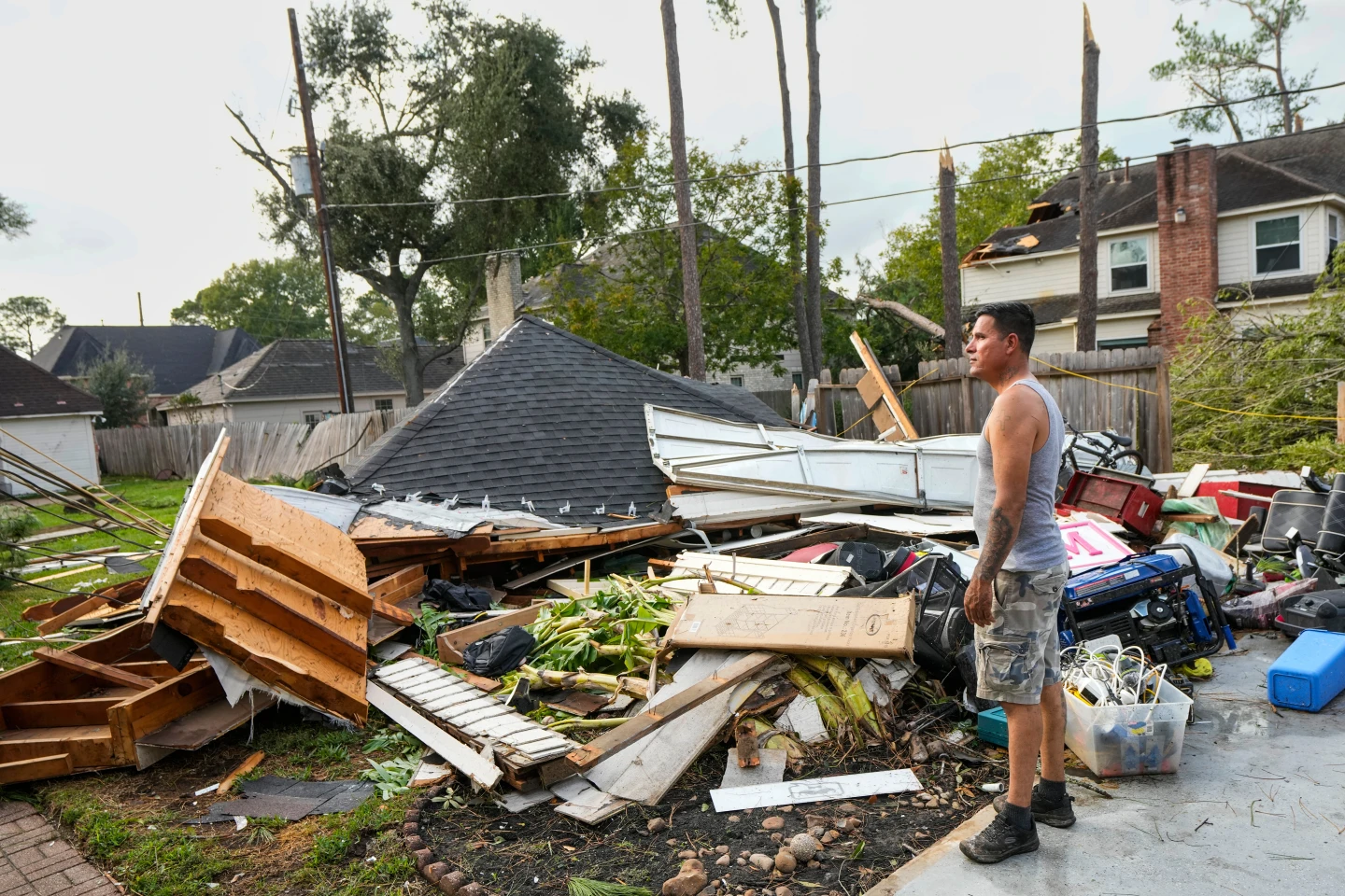 Tornado Causes Extensive Damage in Houston Suburbs