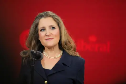 Chrystia Freeland Exits Canadian Parliament to Advise Ukrainian President Zelensky