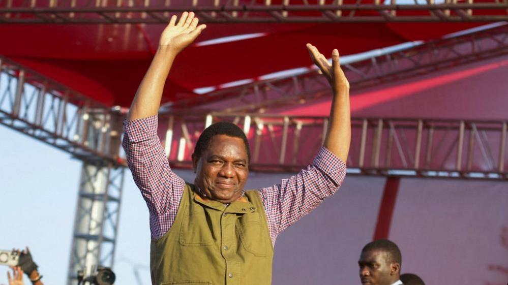 Zambia’s President Sworn in for Second Term as Opponent Arrested
