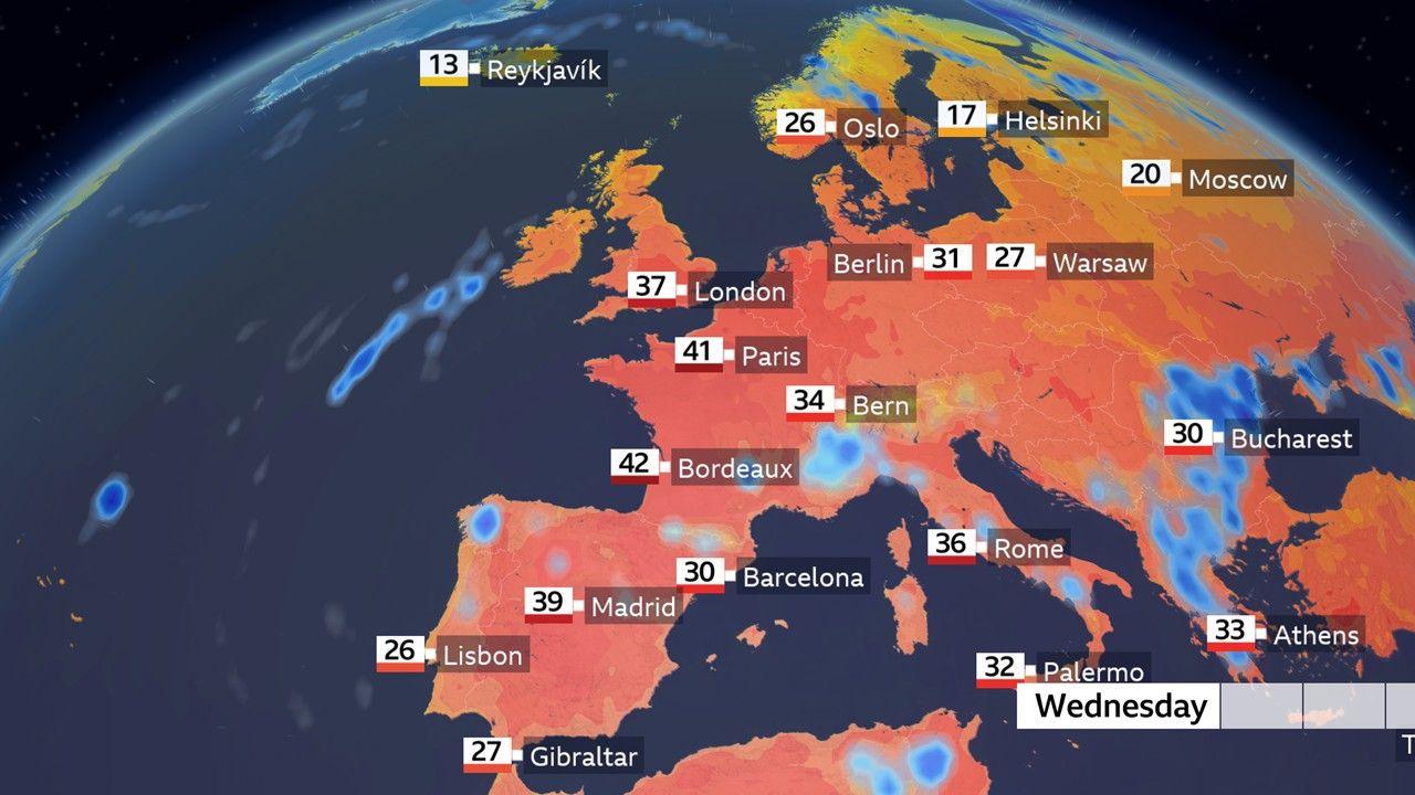 Europe in Red: France, Italy, Spain Brace for Record-Breaking Heatwave