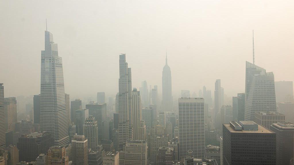 Canada Wildfires Blanket US Cities with Hazardous Smoke